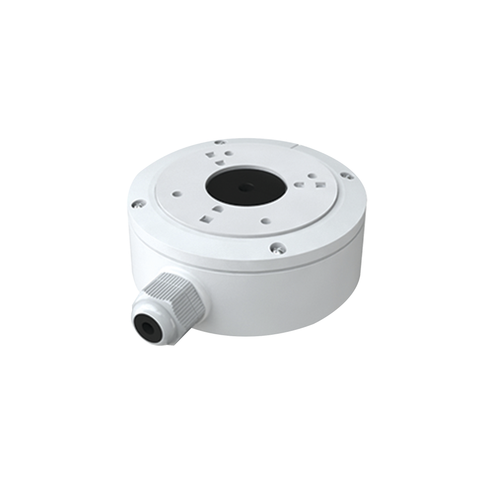 Junction box for cameras, available for wall or ceiling mounting