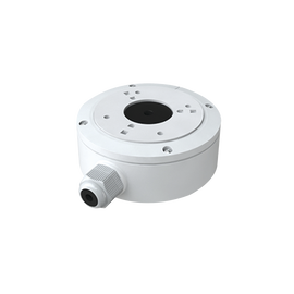 Junction box for cameras, available for wall or ceiling mounting