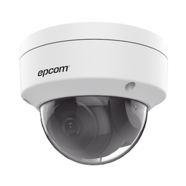 IP Dome 6 Megapixel  / 2.8 mm Lens / 30 mts IR EXIR / Outdoor IP67 / IK10 / WDR 120 dB/ PoE / Video Analytics (False Alarm Filter) / Ultra Low Lighting / Audio and Alarm Input and Output