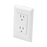 Contacto Inteligente de Pared Doble 120/220V, 20A, con Supresor de Picos Tipo A.
