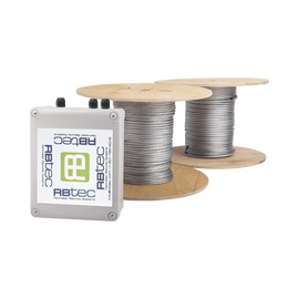 Kit de Cable Sensor Para Cerca Ciclonica IRONCLAD / 150 METROS / 2 ZONAS; 75 METROS POR ZONA / Sin Falsas Alarmas por Viento / TODO Incluido/TARJETA LPU400/ Calibración por Software