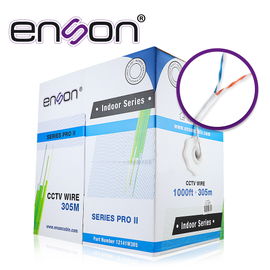 CABLE UTP ENSON 12141W305 4C/24 COLOR BLANCO SERIE PRO-II 100% COBRE IDEAL PARA INSTALACIONES DE CCTV ANALOGICO (VIDEO Y ALIMENTACIÓN) NO RECOMENDADO PARA SU USO EN VIDEO IP NI SOLUCIONES DE REDES, INSTALACIÓN EN INTERIORES **SOLO CUENTA CON 2 PARES CABLE UTP ENSON 12141W305 4C/24 COLOR BLANCO SERIE PRO-II 100% COBRE IDEAL PARA INSTALACIONES DE CCTV ANALOGICO (VIDEO Y ALIMENTACIÓN) NO RECOMENDADO PARA SU USO EN VIDEO IP NI SOLUCIONES DE REDES, INSTALACIÓN EN INTERIORES **SOLO CUENTA CON 2 PARES