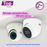 CAMARA DOMO TURRENT TOPVISION TCD200 / AHD / TVI / CVI / SD / 2MP-1080P / 2.8MM / 20M IR / PROTECCIÓN IP66 / PLÁSTICA / 12VDC
