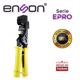 PINZA REMATADORA ENSON EPRO-JACKTOOL SERIE EPRO, DISEÑADA PARA EL REMATADO CON JACK FACIL PONCHADO SERIE EPRO, PONCHA JACKS RJ45, CUENTA CON GUILLOTINA QUE CORTA EL EXCESO DE CABLE UTP, LO CUAL AGILIZA Y AHORRA TIEMPO EN PROYECTOS PINZA REMATADORA ENSON EPRO-JACKTOOL SERIE EPRO, DISEÑADA PARA EL REMATADO CON JACK FACIL PONCHADO SERIE EPRO, PONCHA JACKS RJ45, CUENTA CON GUILLOTINA QUE CORTA EL EXCESO DE CABLE UTP, LO CUAL AGILIZA Y AHORRA TIEMPO EN PROYECTOS