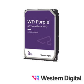Western Digital WD Purple - Hard drive - Internal hard drive - 8 TB - 3.5