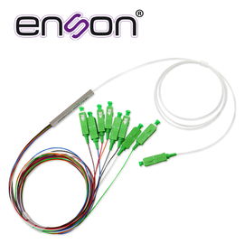 SPLITTER PLC (DIVISOR OPTICO) ENSON ENS-PLC1X8 CON CONECTORES SC APC 1X8 FIBRA OPTICA MONOMODO SPLITTER PLC (DIVISOR OPTICO) ENSON ENS-PLC1X8 CON CONECTORES SC APC 1X8 FIBRA OPTICA MONOMODO