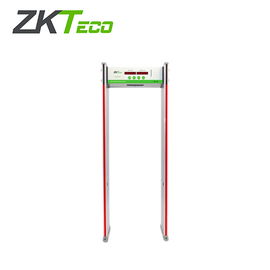 DETECTOR DE METALES PISO ZKTECO 6 ZONAS ZK-D1065 100 NIVELES DE SENSIBILIDAD DISPLAY PARA MOSTRAR CONTADOR DE ALERTAS Y TIRA DE LEDS PARA INDICAR OBJETO DETECTADO