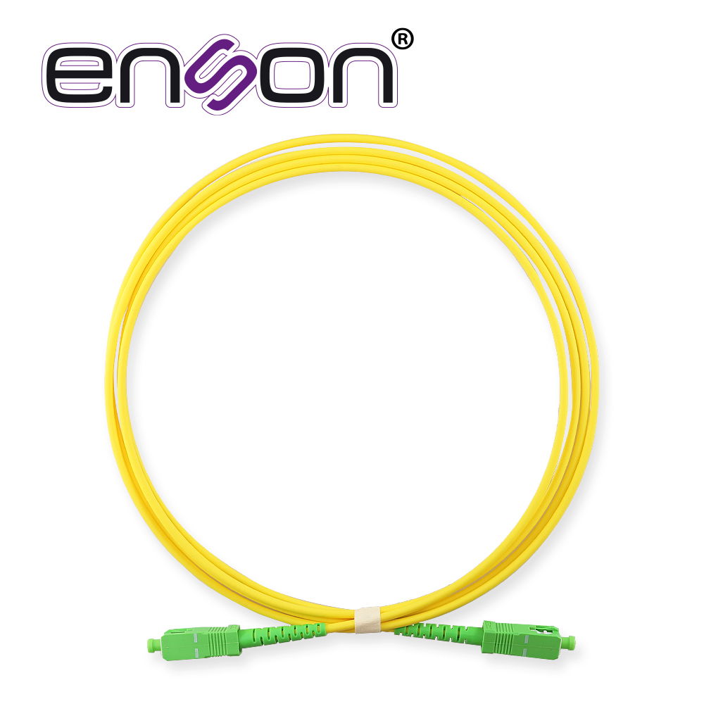 JUMPER DE FIBRA OPTICA ENSON ENS-JUMPSCS FORRO PVC COLOR AMARILLO FLAMABILIDAD LSZH RISER TIPO DE FIBRA MONOMODO OS2 G652D 9/125 MICRAS CONECTORES SC SIMPLEX - SC SIMPLEX LONGITUD 2 METROS IDEAL PARA LA CONECTIVIDAD ENTRE EQUIPOS ONT JUMPER DE FIBRA OPTICA ENSON ENS-JUMPSCS FORRO PVC COLOR AMARILLO FLAMABILIDAD LSZH RISER TIPO DE FIBRA MONOMODO OS2 G652D 9/125 MICRAS CONECTORES SC SIMPLEX - SC SIMPLEX LONGITUD 2 METROS IDEAL PARA LA CONECTIVIDAD ENTRE EQUIPOS ONT