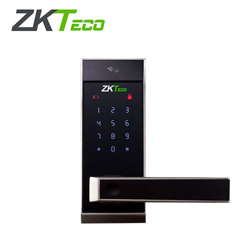 CERRADURA DIGITAL PARA INTERIOR AL10DB ZKTECO PERMITE LA APERTURA CON SMARTPHONE POR BLUETOOTH, CONTRASEÑAS Y LLAVE OPERA CON 4 BATERÍAS AA *NO INCLUIDAS*, COMPATIBLE CON APP ZSMART