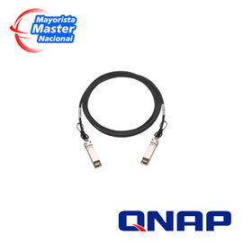 CABLE DE CONEXION DIRECTA QNAP CAB-DAC50M-SFPP SFP+ 10GBE TWINAXIAL DIRECT ATTACH CABLE, 5.0M, S/N AND FW UPDATE