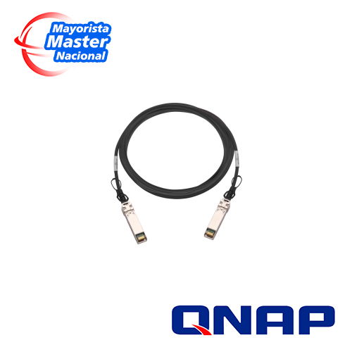 CABLE DE CONEXION DIRECTA QNAP CAB-DAC50M-SFPP SFP+ 10GBE TWINAXIAL DIRECT ATTACH CABLE, 5.0M, S/N AND FW UPDATE CABLE DE CONEXION DIRECTA QNAP CAB-DAC50M-SFPP SFP+ 10GBE TWINAXIAL DIRECT ATTACH CABLE, 5.0M, S/N AND FW UPDATE