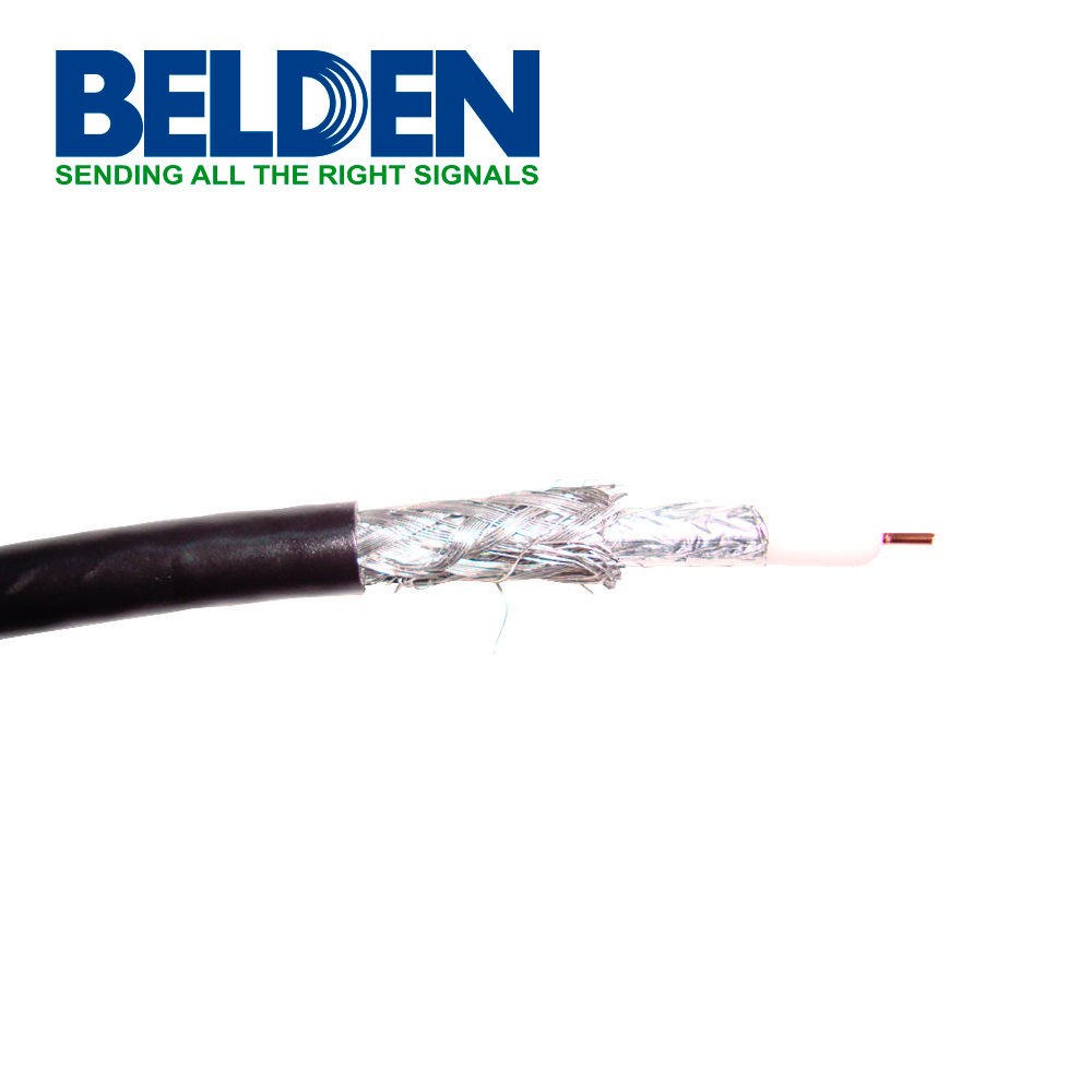 CABLE COAXIAL RG11 PARA CATV BELDEN 1523R 0101000 NEGRO 1000FT 305MTRS