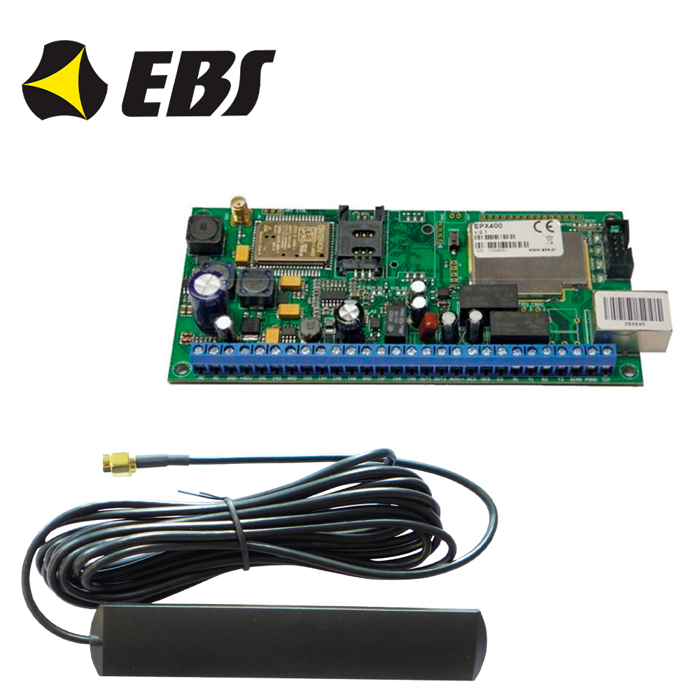 COMUNICADOR IP-GSM UNIVERSAL EBS EPX400-6C APP INTEGRADA SIN COSTO. INCLUYE ANTENA