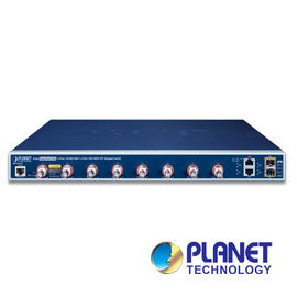 Switch PoE sobre coaxial administrable de 8 puertos + 2 puertos 10/100/1000 + 2 puertos 100/1000 SFP