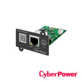 PUERTO DE CONECTIVIDAD  RJ45  CYBERPOWER RCCARD100 PROTOCOLO DE ENLACE DE DATOS  ETHERNET 100BASE-TX , ETHERNET 10BASE-T  ADMINISTRACIÓN REMOTA  POWERPANEL CLOUD (SERVICIO GRATUITO POR 3 AÑOS)  PLUG-AND-PLAY