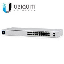 UniFi Switch USW-24-POE Gen2, Capa 2 de 24 puertos (16 puertos PoE 802.3af/at + 8 puertos Gigabit) + 2 puertos 1G SFP, 95W, pantalla informativa UniFi Switch USW-24-POE Gen2, Capa 2 de 24 puertos (16 puertos PoE 802.3af/at + 8 puertos Gigabit) + 2 puertos 1G SFP, 95W, pantalla informativa