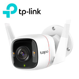 CAMARA WIFI EXTERIOR TP-LINK TAPO C320WS  SEGURIDAD PARA CASA 4MP DE RESOLUCION, AUDIO DOBLE VIA, VISION NOCTURNA, ACEPTA MEMORIA SD HASTA 128GB