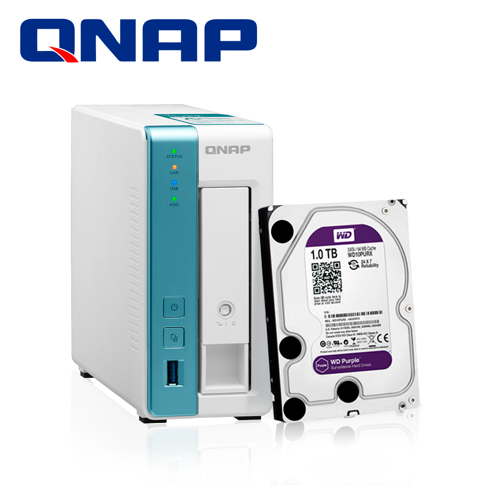 KIT ALMACENAMIENTO BASICO 3 CON 1x NAS QNAP TS-131K-US + 1x DISCO DURO WD10PURZ KIT ALMACENAMIENTO BASICO 3 CON 1x NAS QNAP TS-131K-US + 1x DISCO DURO WD10PURZ