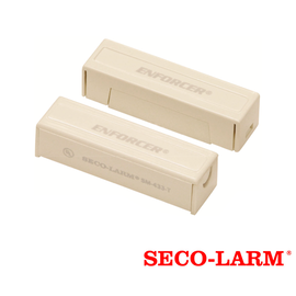 CONTACTO MAGNETICO CABLEADO NORMALMENTE CERRADO SECO-LARM SM-433-TQ/B MONTAJE SUPERFICIAL CON TERMINALES DE TORNILLOS OCULTOS COMPATIBLE CON CUALQUIER SISTEMA DE ALARMA
