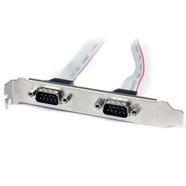 StarTech.com Cabezal Bracket 2 puertos COM de Serie Serial - 2x DB9 Macho - 2x IDC10 Hembra StarTech.com Cabezal Bracket 2 puertos COM de Serie Serial - 2x DB9 Macho - 2x IDC10 Hembra