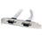 StarTech.com Cabezal Bracket 2 puertos COM de Serie Serial - 2x DB9 Macho - 2x IDC10 Hembra
