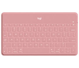Logitech Keys-To-Go Rosa, Blanco Bluetooth