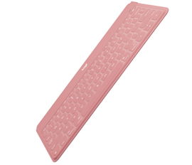 Logitech Keys-To-Go Rosa, Blanco Bluetooth