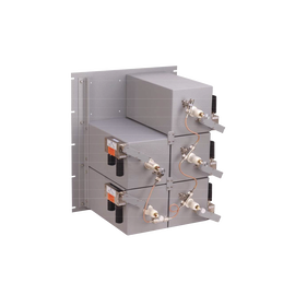 Combinador 452-500 MHz, para 5 Canales, 125 Watt, 300 KHz (min.) de Sep. Tx-Tx, 2 Aisladores N Hembra.