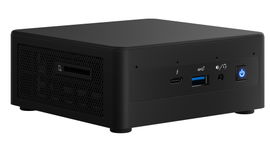 Intel Next Unit of Computing Kit 11 Performance kit - NUC11PAHi7 - Limitado - miniordenador - 1 x Core i7 1165G7 / hasta 4.7 GHz - RAM 0 GB - Iris Xe Graphics de Intel - Gigabit Ethernet, 2.5 Gigabit Ethernet - Bluetooth 5.0, 802.11a/b/g/n/ac/ax
