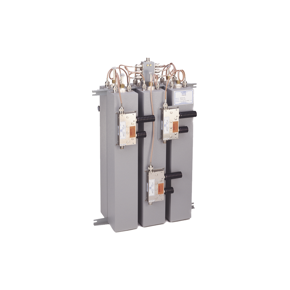 Combinador 148-174 MHz, para 5 Canales, 125 Watt, 200 KHz (min.) Sep. entre Tx-Tx, Aisladores Dobles, Conectores N Hembra.
