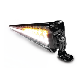 Barra de luz LED clara/ ambar, 12-24 Vcd, 12,600 lumenes, IP67