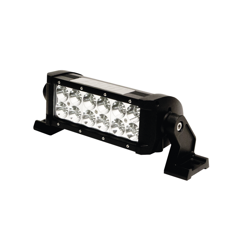Barra de luz LED doble hilera, 12-24 vcd, 2450 lúmenes haz de luz tipo spot