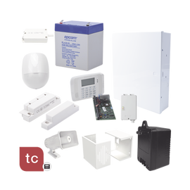 Kit de Panel de Alarma Cableado con Comunicador GSM y un Año de Servicio Total Connect. Entrega Inmediata al ordenar.