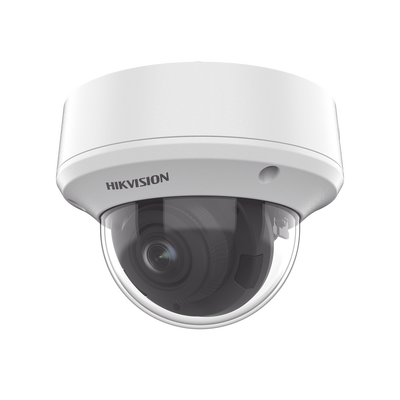 Domo TURBOHD 5 Megapixel / Lente Motorizado 2.7 - 13.5 mm / IR EXIR 40 mts / TVI-AHD-CVI-CVBS / IK10 / IP67 / dWDR / 12 VCD / 24 VCA