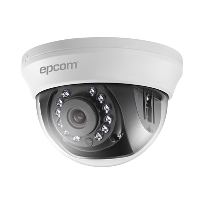 CAMARA DOMO EPCOM LD7TURBOW INDOOR DOME 720P 2.8MM 20M IR IP66 12V DC-WHI