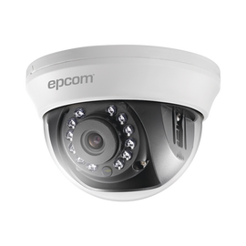 CAMARA DOMO EPCOM LD7TURBOW INDOOR DOME 720P 2.8MM 20M IR IP66 12V DC-WHI