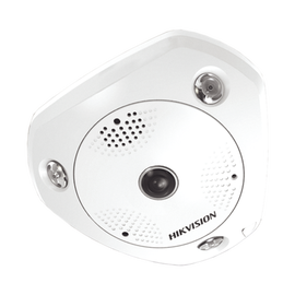 Fisheye IP 6 Megapixel / 180° / 360° / Interior / 15 mts IR / dWDR / Heat Map / Múltiples vistas / PoE / Entrada-Salida audio y alarma / PTZ Digital