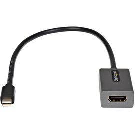 StarTech.com Adaptador Mini DisplayPort a HDMI Tipo Llave - Conversor Mini DisplayPort 1.2 a HDMI HD - Convertidor de Vídeo Tipo Dongle mDP a HDMI con Cable de 30cm - Versión actualizada de MDP2HDMI