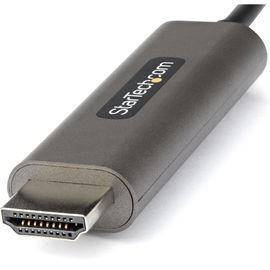 StarTech.com 6ft (2m) USB C to HDMI Cable 4K 60Hz with HDR10, Ultra HD USB Type-C to 4K HDMI 2.0b Video Adapter Cable, USB-C to HDMI HDR Monitor/Display Converter, DP 1.4 Alt Mode HBR3 - Thunderbolt 3 Compatible (CDP2HDMM2MH) - Cable adaptador - 24 p