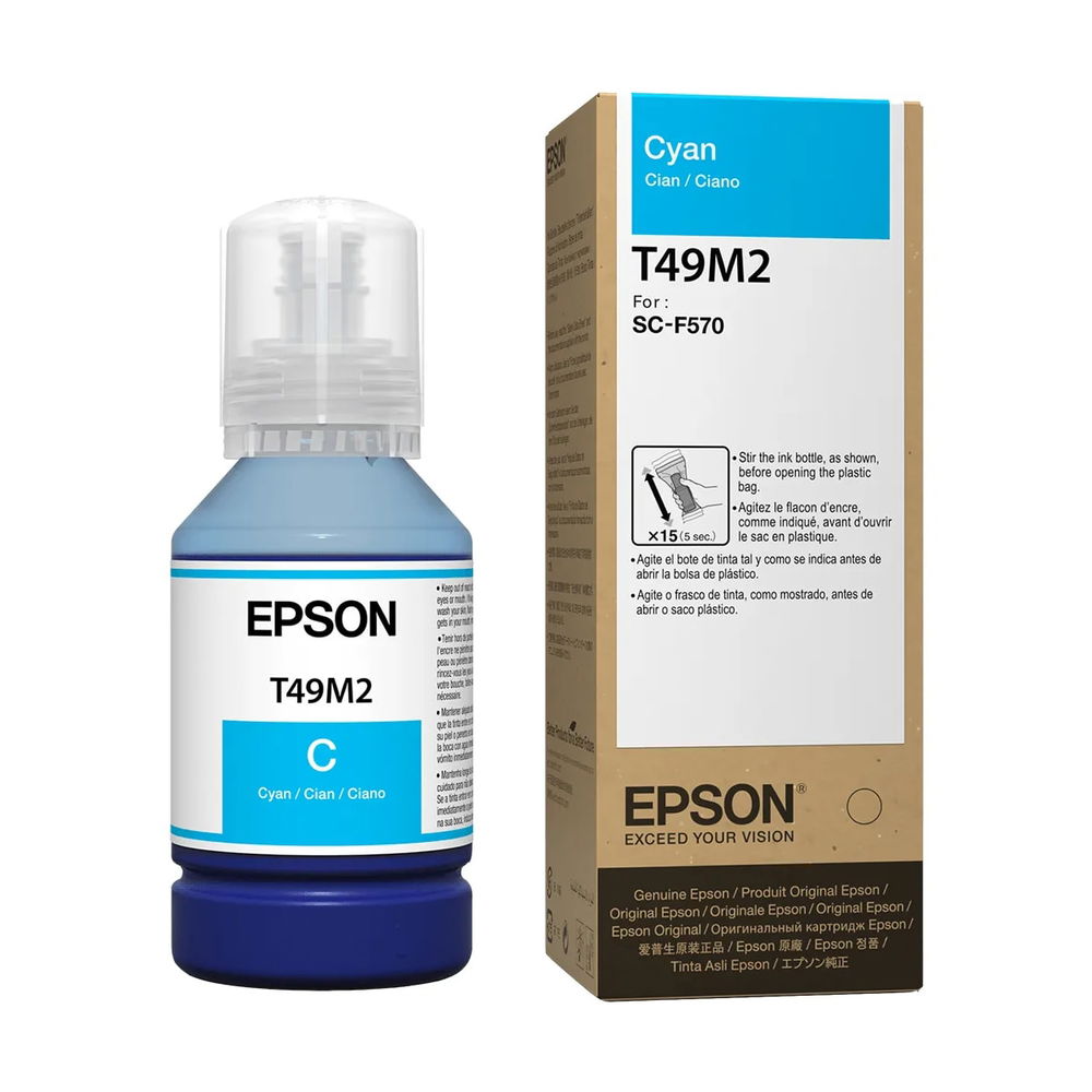 Botella de Tinta Cian Epson T49M Botella de Tinta Cian Epson T49M