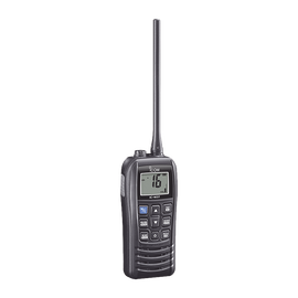Marine VHF Portable Radio, 6 W RF power, frequency range Tx:156.025-157.425MHz, Rx:156.050-163.275MHz, battery, charger, antenna and clip belt included
