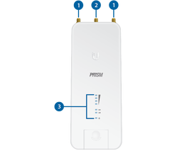 Radio Estación Base airMAX AC hasta 330 Mbps, 2 GHz (2412-2472 MHz) con tecnología airPrism, No Funciona como Access Point para Wi-Fi