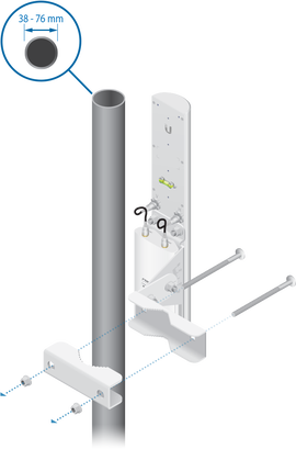 Antena - 16 DBi - Direccional - Exteriores - Ubiquiti AirMax Sector AM-5G16-120