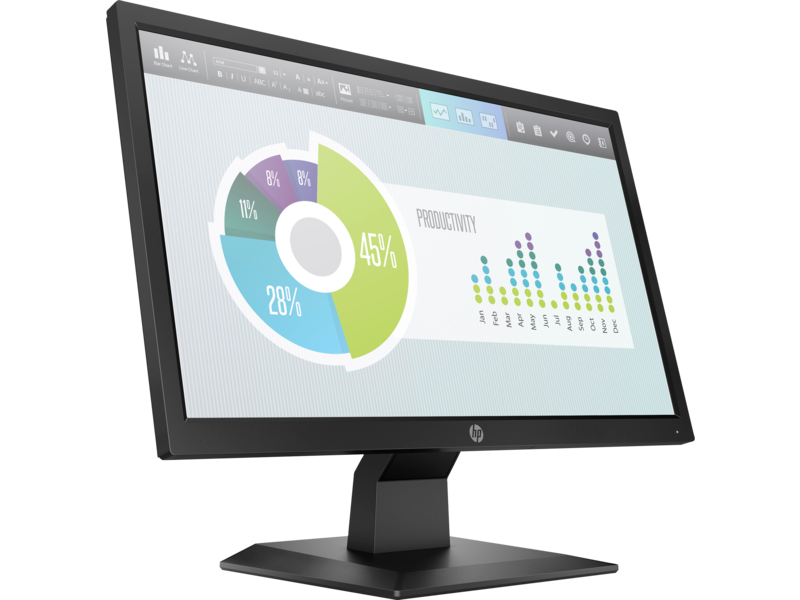 Monitor HP P204 - LED-Backlit LCD Monitor - 19.5