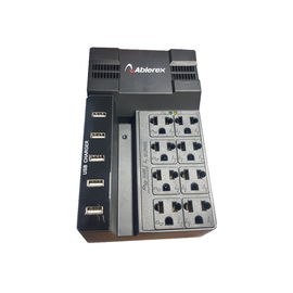 Regulador De Voltaje 1200VA/600W 120V 8 Tomas W/5 USB Regulador De Voltaje 1200VA/600W 120V 8 Tomas W/5 USB