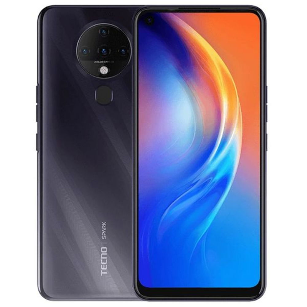 CELULAR TECNO SPARK6 4GB+128GB COMET BLACK (Incluye MicroSD 128GB Kingston)