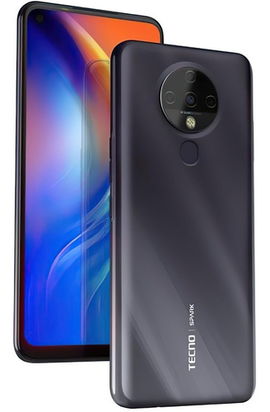 CELULAR TECNO SPARK6 4GB+128GB COMET BLACK (Incluye MicroSD 128GB Kingston)
