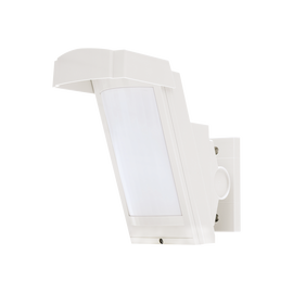 Detector de Movimiento PIR Antimascara / 100% Exterior /  Inalambrico (Alimentación) / Hasta 12 metros a 85°; de cobertura/ Instalación a 3 metros / Compatible con cualquier panel de alarma