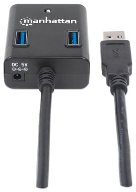CABLE MANHATTAN 162296 5G BPS USB3.0 HUB 4P USB-A 766623162296