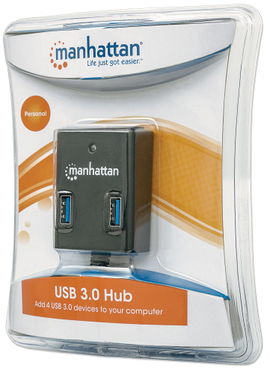 CABLE MANHATTAN 162296 5G BPS USB3.0 HUB 4P USB-A 766623162296
